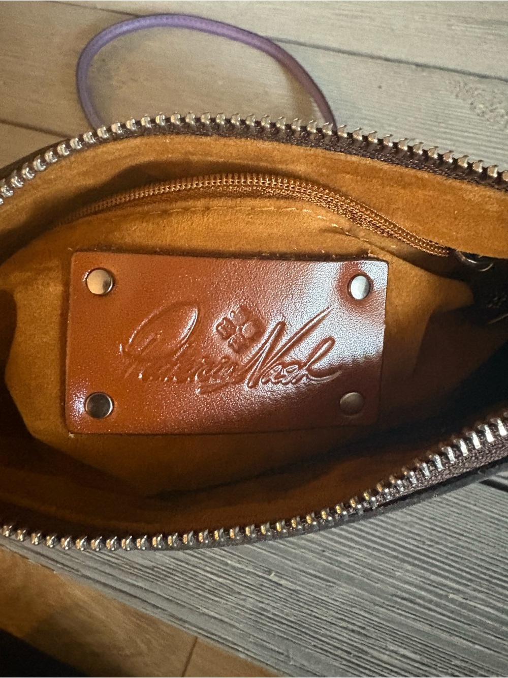 NWOT Patricia Nash Leather Crossbody - Picture 5 of 15